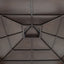 10 ft. x 10 ft. Cedar Framed Gazebo with Steel 2 - Tier Hip Roof HardtopQuantumX Chargers