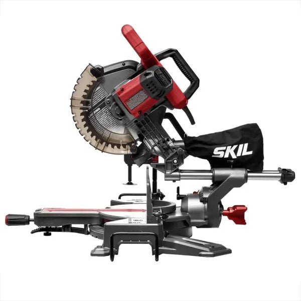 10 - in 15 Dual Bevel Sliding Compound Corded Miter SawQuantumX Chargers