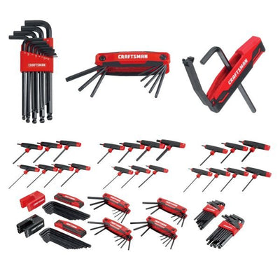 100 - key Standard (Sae) and Metric Combination Hex Key SetQuantumX Chargers