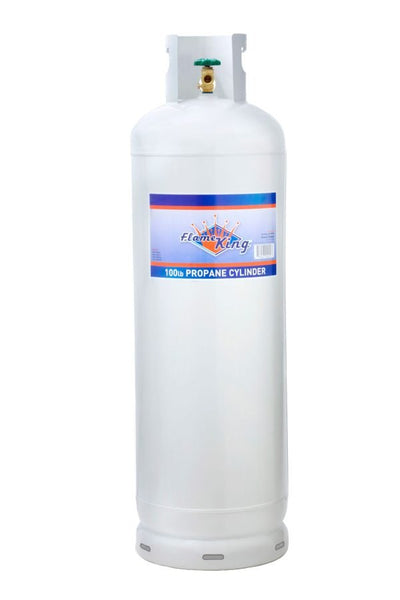 100 lb Steel Propane Cylinder POL Valve (Ships Empty)QuantumX Chargers