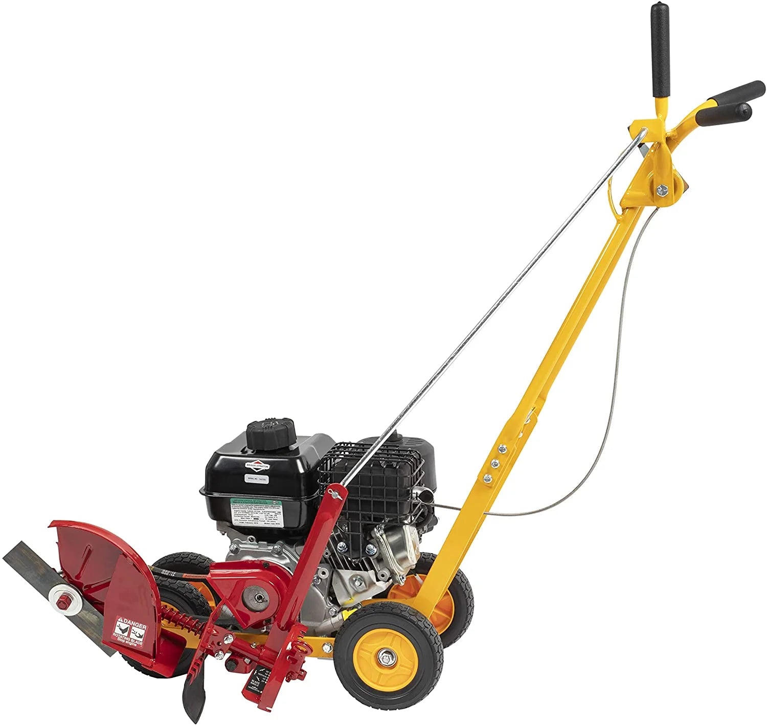 101 - 5.5GT - 7Gas Powered Lawn Edger, 5.50 Gross Torque/3.5 HP B&S Engine 7′′ WheelsQuantumX Chargers