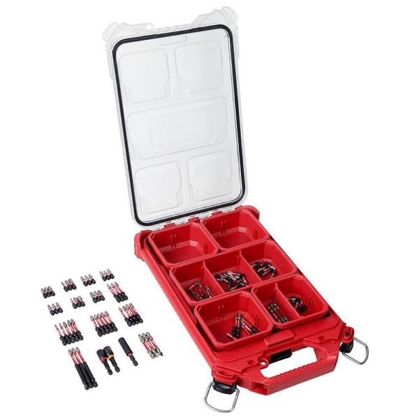 110 - Piece Hole Dozer Bi - Metal Hole Saw Set SHOCKWAVE Driver Bit SetQuantumX Chargers