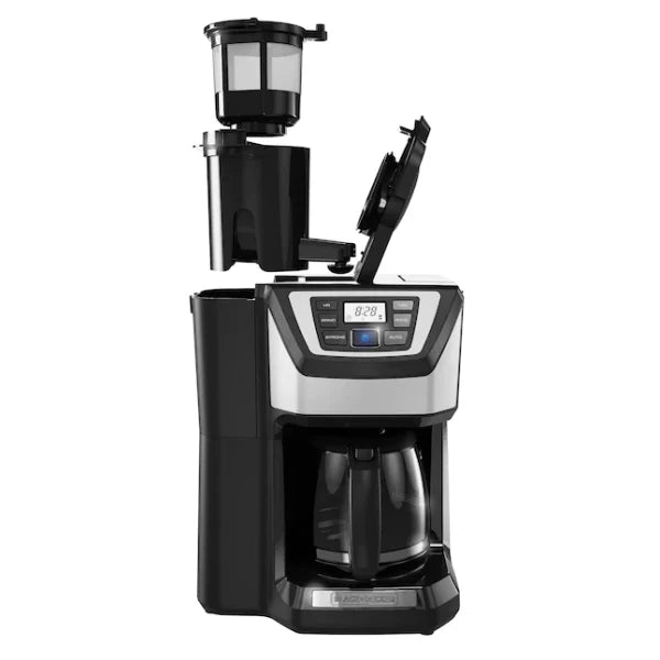 12 - Cup Black/Stainless Residential Drip Coffee MakerQuantumX Chargers