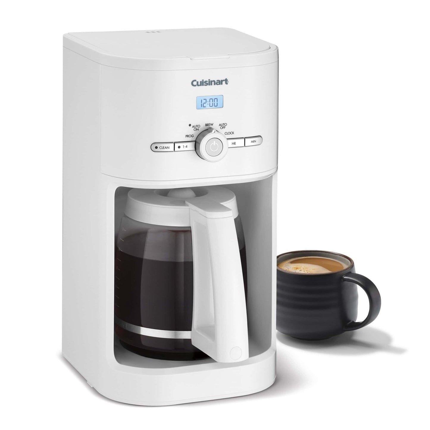 12 - Cup Classic Programmable Coffeemaker WhiteQuantumX Chargers