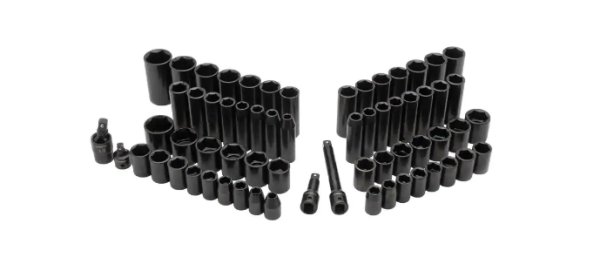 1/2 in. Drive SAE/Metric Impact Socket Set (64 - Piece)QuantumX Chargers