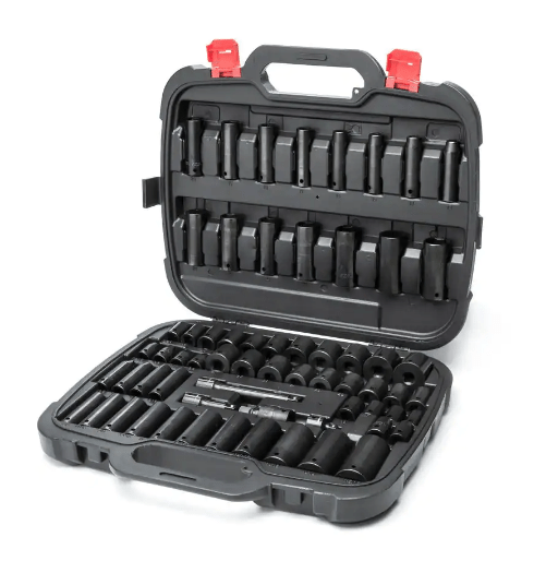1/2 in. Drive SAE/Metric Impact Socket Set (64 - Piece)QuantumX Chargers