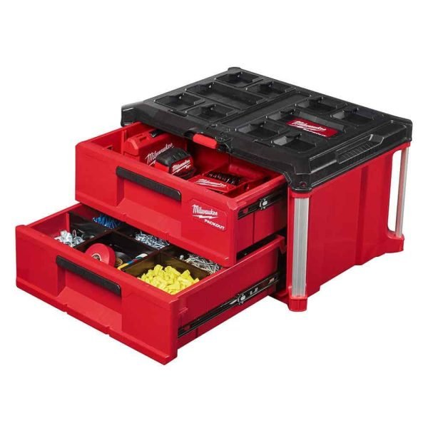 1/2 in. Drive SAE/Metric Mechanics Tool Set (47 - Piece) with 2 - Drawer Tool BoxQuantumX Chargers
