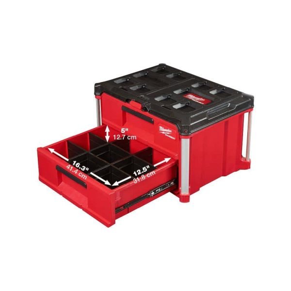 1/2 in. Drive SAE/Metric Mechanics Tool Set (47 - Piece) with 2 - Drawer Tool BoxQuantumX Chargers