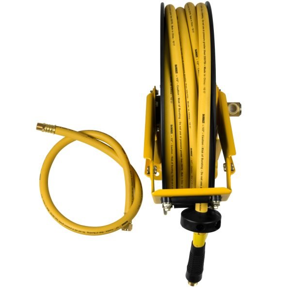 1/2 In. x 50 Ft. Double Arm Auto Retracting Air Hose ReelQuantumX Chargers