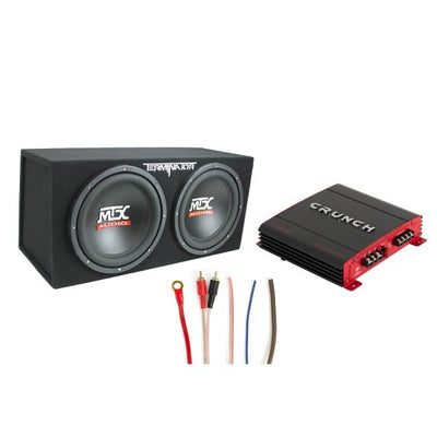 12 Inch Subwoofer Box, 2 Channel Amplifier, & Wiring KitQuantumX Chargers