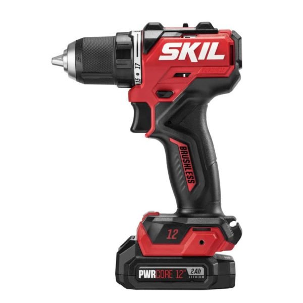 12 - volt 1/2 - in Brushless Cordless Drill(1 Li - ion Battery Included and Charger Included)QuantumX Chargers