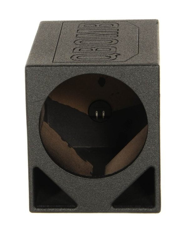 12TB Single 12 Triangle Ported Car Audio Subwoofer Box EnclosureQuantumX Chargers