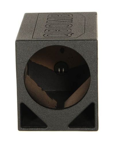 12TB Single 12 Triangle Ported Car Audio Subwoofer Box EnclosureQuantumX Chargers
