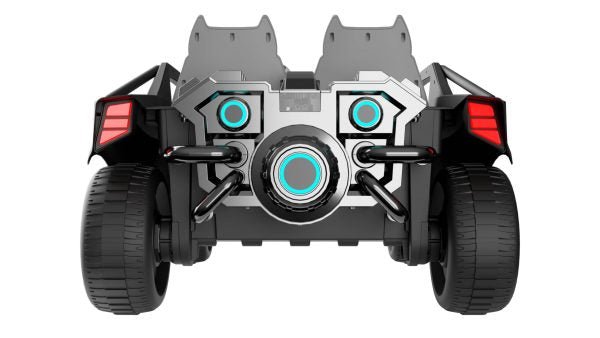 12V Batman Batmobile Battery Powered Ride On Car Includes Remote Control Motorcycle for Boys Girls Ages 3 Years and UpQuantumX Chargers