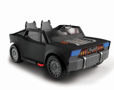 12V Batman Batmobile Battery Powered Ride On Car Includes Remote Control Motorcycle for Boys Girls Ages 3 Years and UpQuantumX Chargers