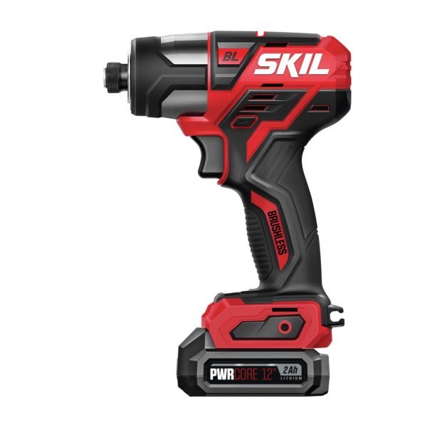 12V PWR CORE 1/4 in. Cordless Brushless Impact Driver Kit (Battery Charger)QuantumX Chargers