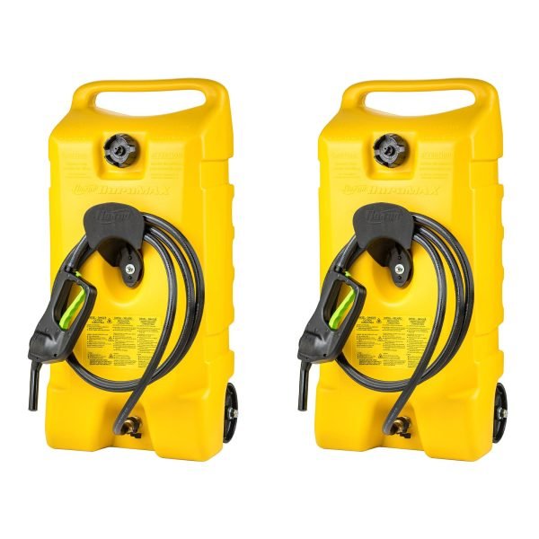 14 Gal Diesel Fuel Tank Container Pump, 2 Pack, YellowQuantumX Chargers