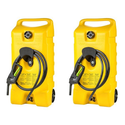 14 Gal Diesel Fuel Tank Container Pump, 2 Pack, YellowQuantumX Chargers
