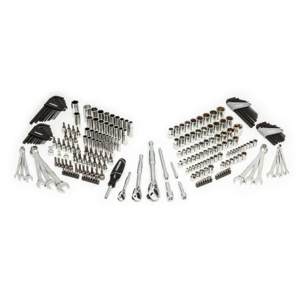 1/4 in., 3/8 in. and 1/2 in. 72 - Tooth Ratchet Mechanics Tool Set with Chest (244 - Piece)QuantumX Chargers