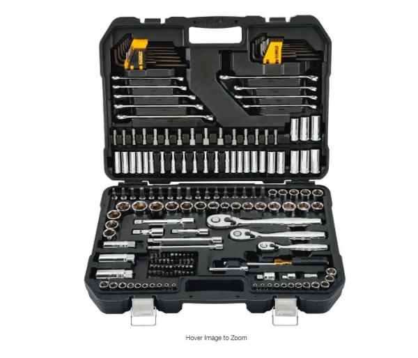 1/4 in., 3/8 in., and 1/2 in. Drive Polished Chrome Mechanics Tool Set (200 - Piece)QuantumX Chargers