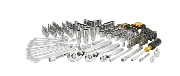 1/4 in., 3/8 in., and 1/2 in. Drive Polished Chrome Mechanics Tool Set (200 - Piece)QuantumX Chargers