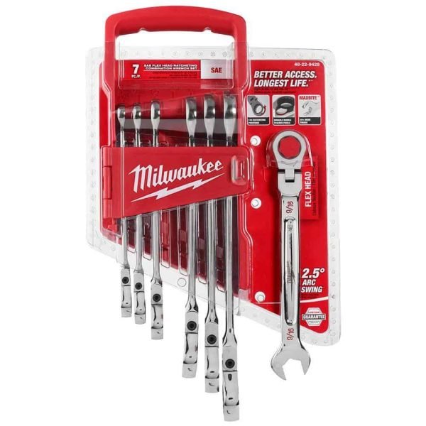 144 - Position Flex - Head Ratcheting Combination Wrench Set SAE and METRIC (14 - Piece)QuantumX Chargers