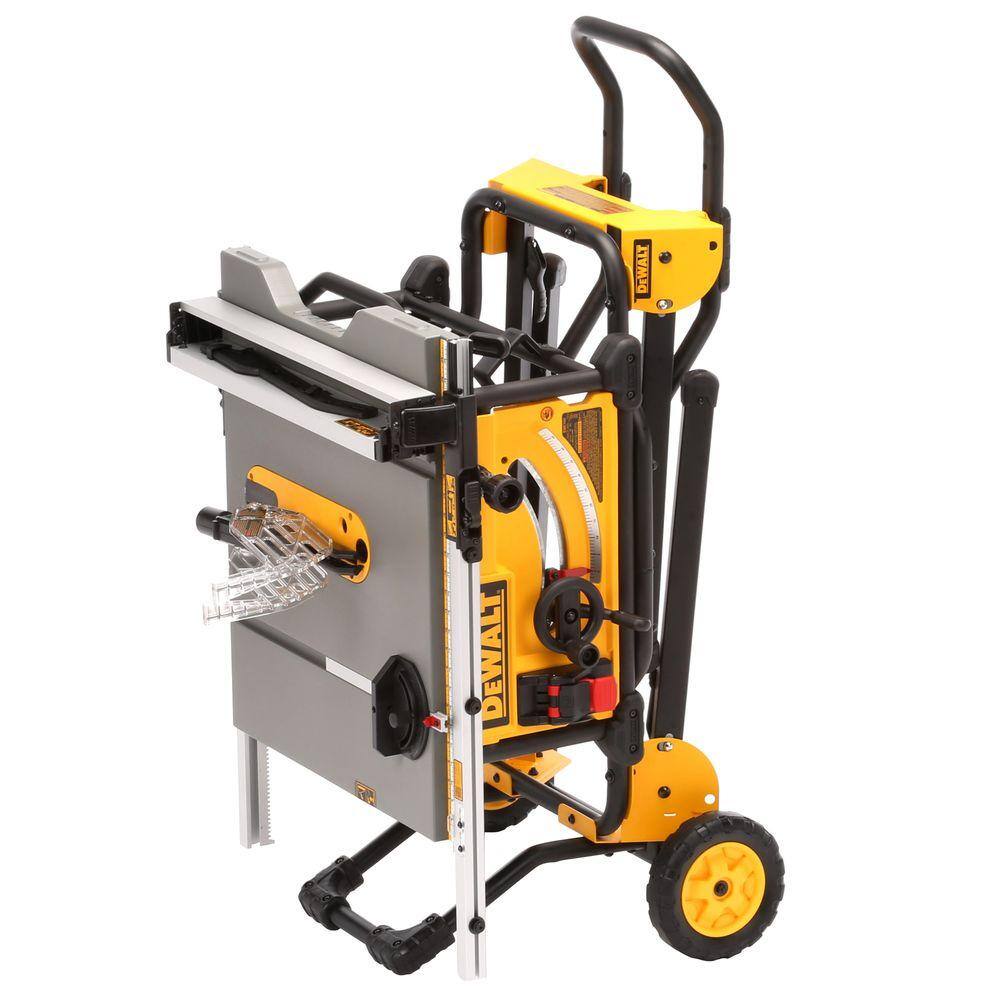 15 Amp Corded 10 in. Job Site Table Saw with Rolling StandQuantumX Chargers