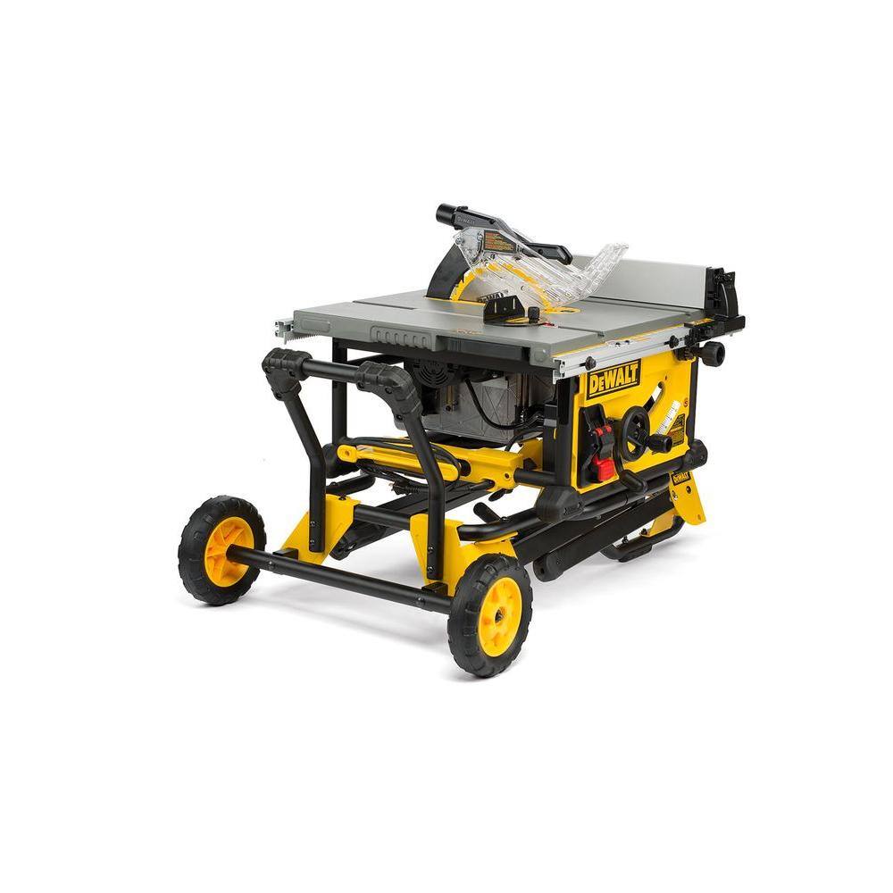 15 Amp Corded 10 in. Job Site Table Saw with Rolling StandQuantumX Chargers