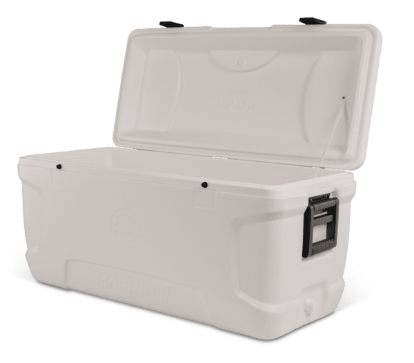150 Qt Latitude Marine Hard Side Cooler, WhiteQuantumX Chargers