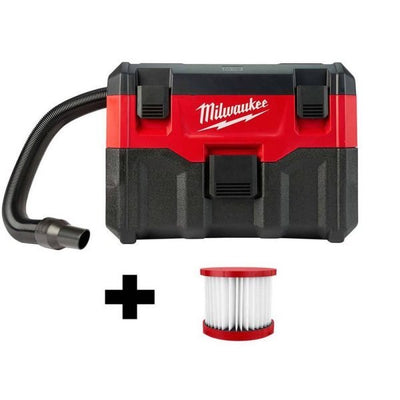 18 - Volt 2 Gal. Lithium - Ion Cordless Wet/Dry Vacuum W/ Extra Wet/Dry HEPA FilterQuantumX Chargers