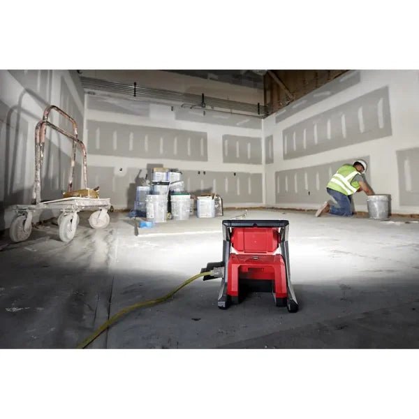 18 - Volt Lithium - Ion Cordless 4000 Lumens ROVER LED AC/DC Flood Light (Tool - Only)QuantumX Chargers