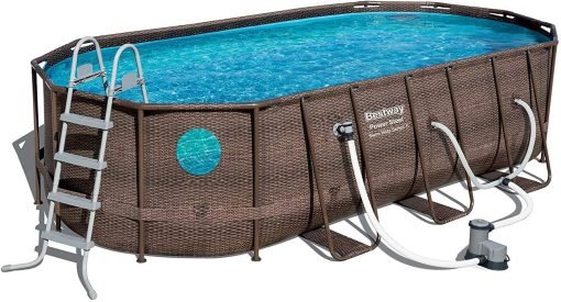 18ft x 9ft x 48 inch Swimming Pool Set with Pump and Maintenance KitQuantumX Chargers