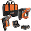 18V Brushless Cordless Nailer Combo Kit with Brad & Finish Nailers, Battery & ChargerQuantumX Chargers