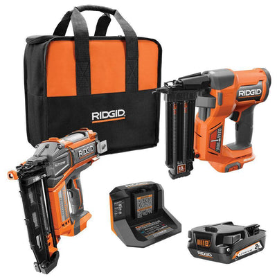 18V Brushless Cordless Nailer Combo Kit with Brad & Finish Nailers, Battery & ChargerQuantumX Chargers
