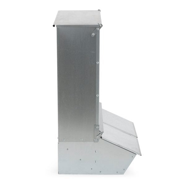 2 Door Hog Supplement Feeder for Livestock, 3.7 Bushels, Feeds 8 HogsQuantumX Chargers