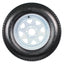 2 - Pack Trailer Tire On Rim ST205/75D15 205/75 D 15 in. LRC 5 Hole White SpokeQuantumX Chargers