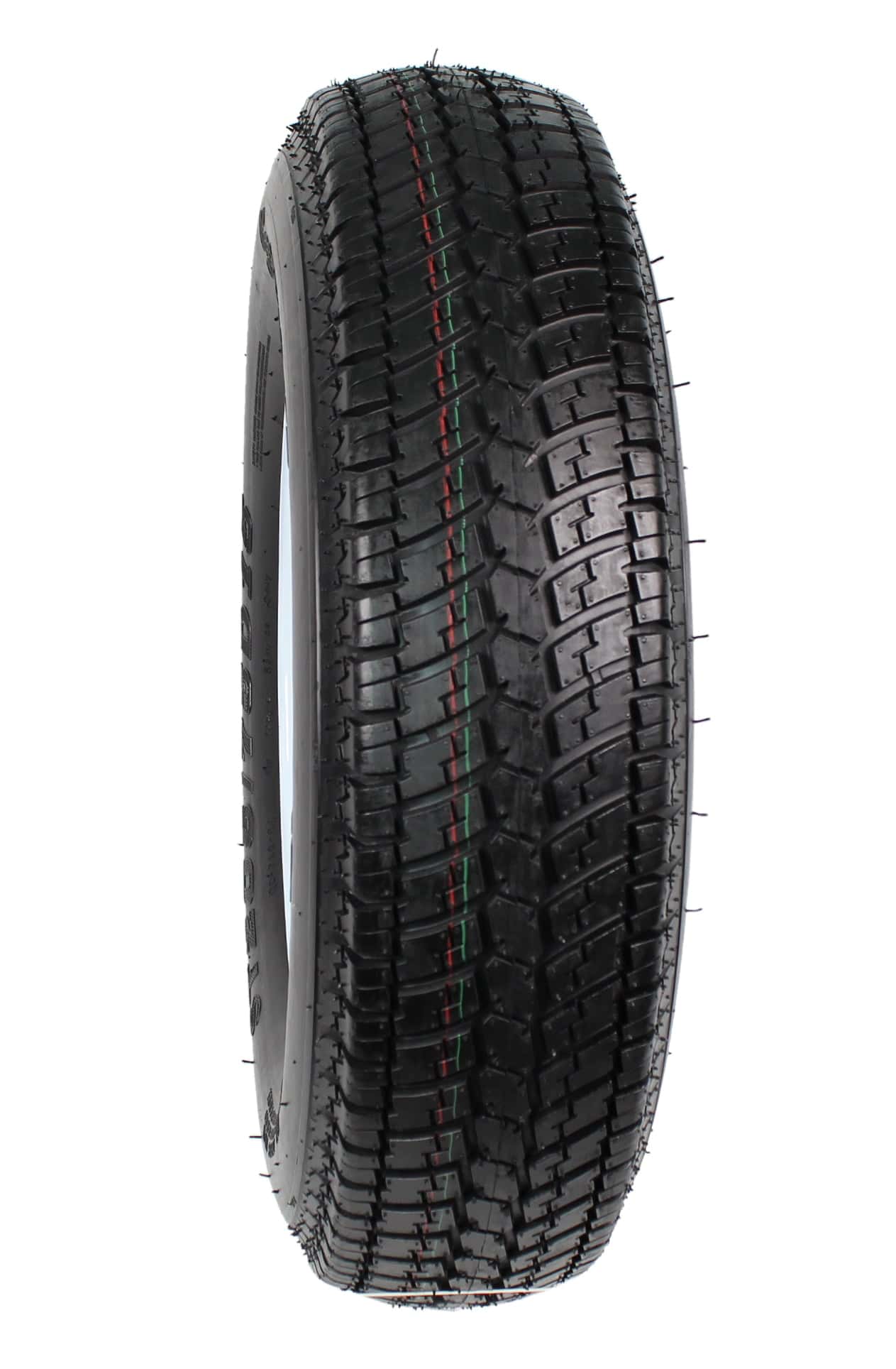 2 - Pack Trailer Tire On Rim ST205/75D15 205/75 D 15 in. LRC 5 Hole White SpokeQuantumX Chargers