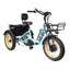 20 48V/14AH 750W Foldable Fat Tire Electric Trike, 330LBSQuantumX Chargers