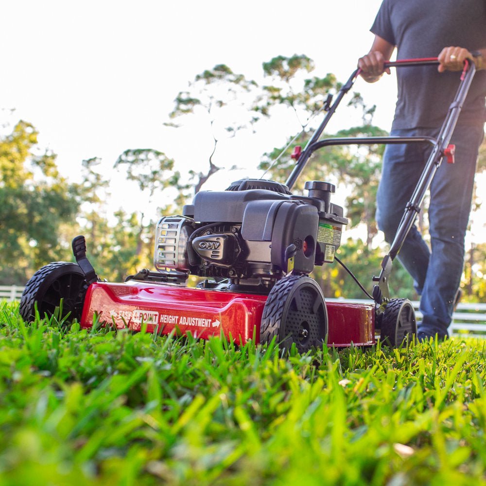 20 - Inch 125Cc Gas Push Mower with Briggs & Stratton EngineQuantumX Chargers