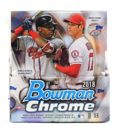 2018 Bowman Chrome Baseball Sealed Hobby BoxQuantumX Chargers