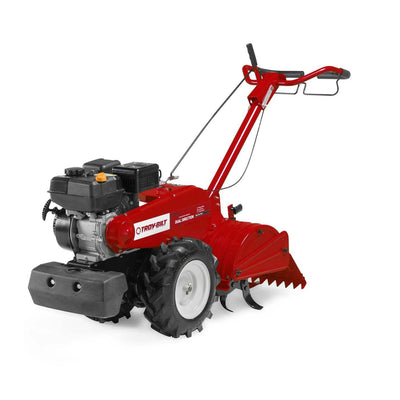 208 cc Gas OHV Engine Rear - Tine Tiller with Forward - Rotating and Counter - Rotating Tilling OptionsQuantumX Chargers