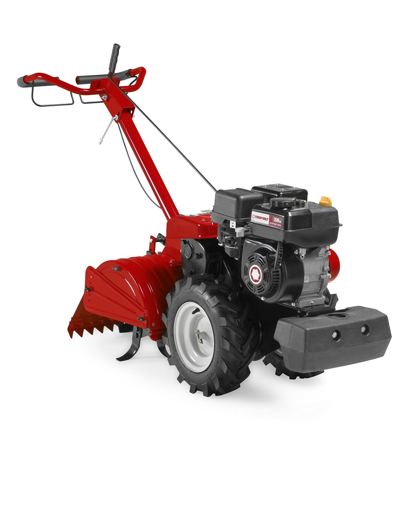 208 cc Gas OHV Engine Rear - Tine Tiller with Forward - Rotating and Counter - Rotating Tilling OptionsQuantumX Chargers