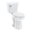 21Toilet, Elongated Toilets for Bathrooms, Two - Piece Toilet with Soft Close Seat, 1.28 Siphonic Flush Toilet with Universal Height ADA Cotton WhiteQuantumX Chargers