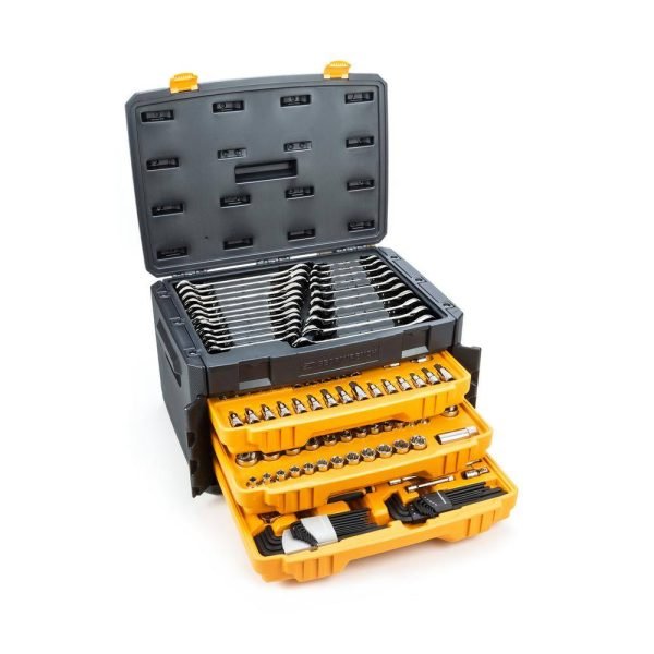 232 - Piece Mechanics Tool Set, Standard/Deep, SAE/MetricQuantumX Chargers