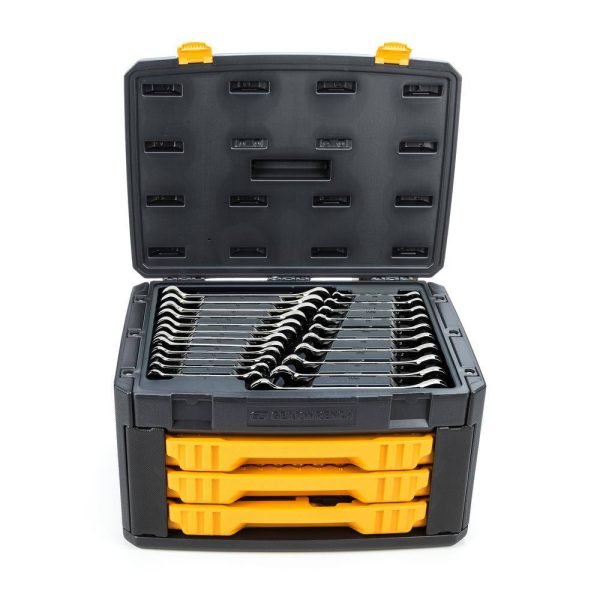 232 - Piece Mechanics Tool Set, Standard/Deep, SAE/MetricQuantumX Chargers