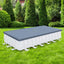 24’ Durable Rectangular Pool Cover for Oasis and Activity Pools, GrayQuantumX Chargers
