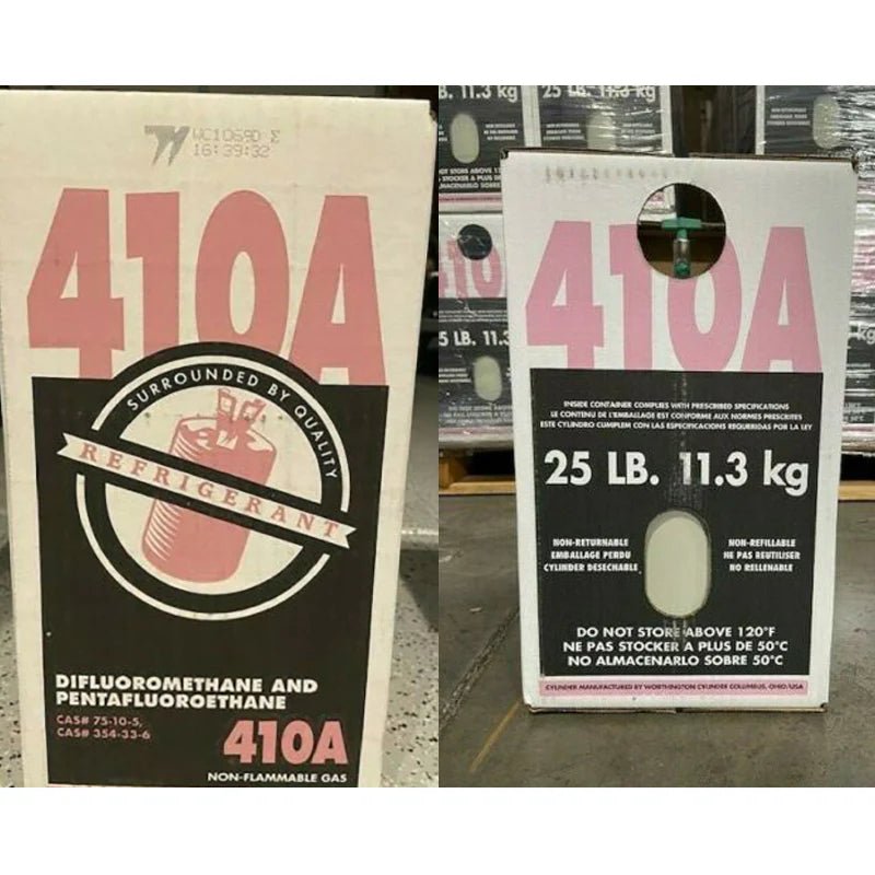 25 lb R410A 410a refrigerant new factory sealed.QuantumX Chargers