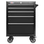 26.5 - in W x 37.5 - in H 5 - Drawer Steel Rolling Tool Cabinet (Black)QuantumX Chargers