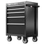 26.5 - in W x 37.5 - in H 5 - Drawer Steel Rolling Tool Cabinet (Black)QuantumX Chargers