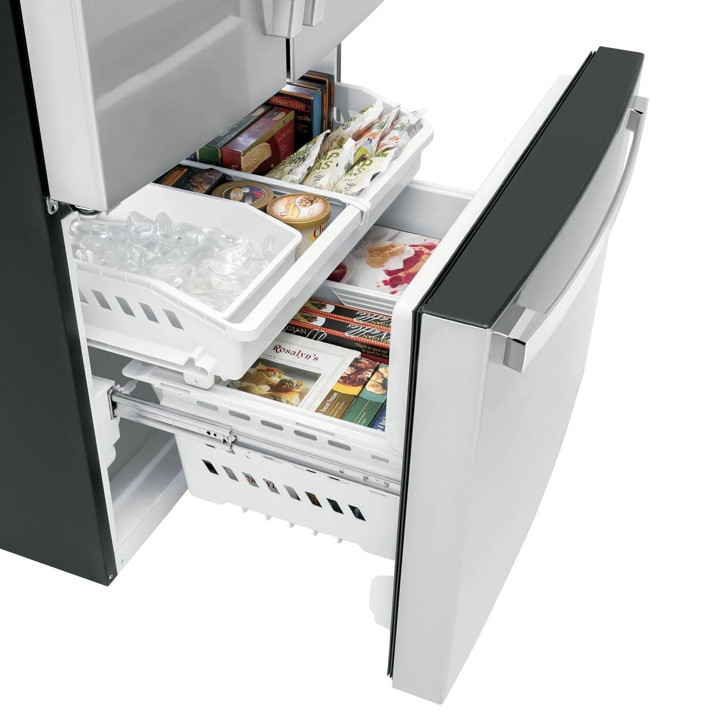 27.0 Cu. ft. Fingerprint Resistant Stainless Steel French Door RefrigeratorQuantumX Chargers
